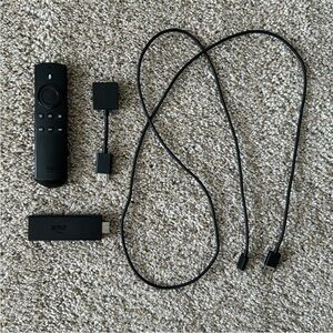 Amazon fire stick with TWO Remotes and Cable